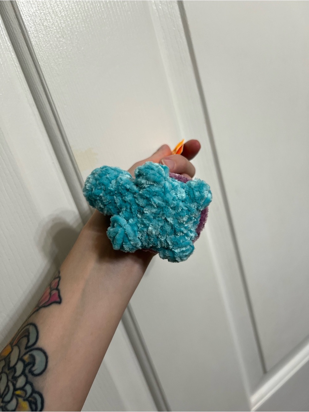 Little Crocheted Turtle Keychain - Picture 4 of 5